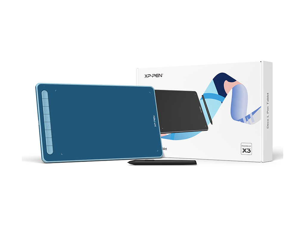 Графический планшет XPPen Deco L синий